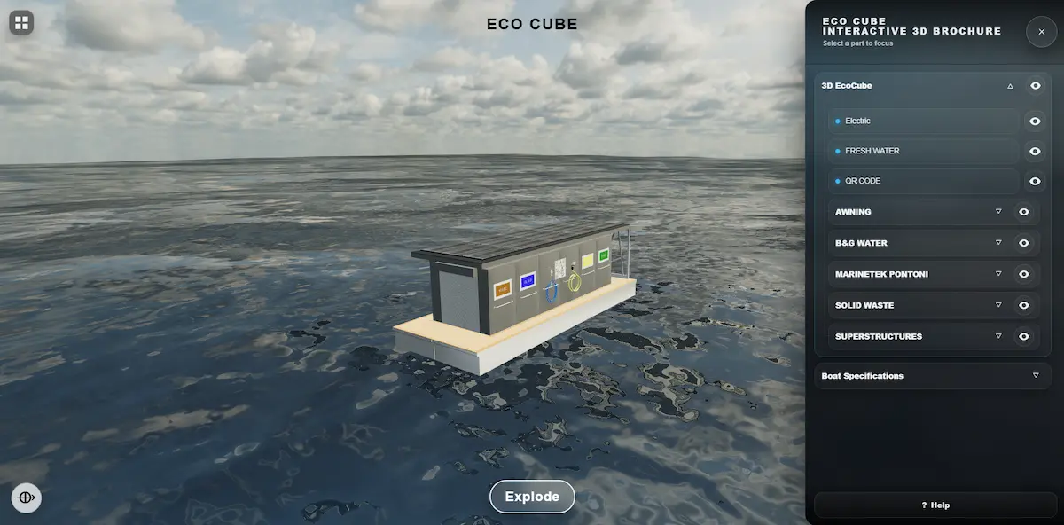 EcoCube system navigation interface