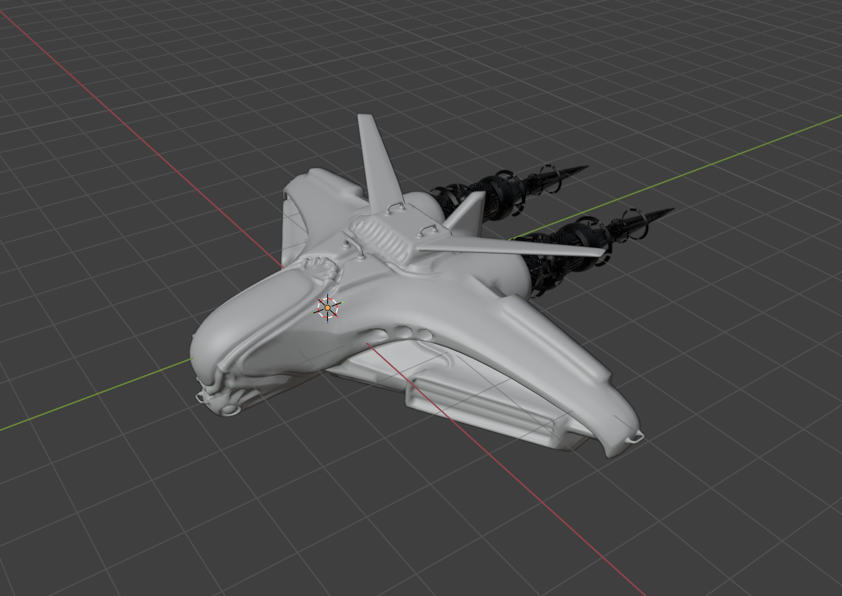 Spaceship animation view